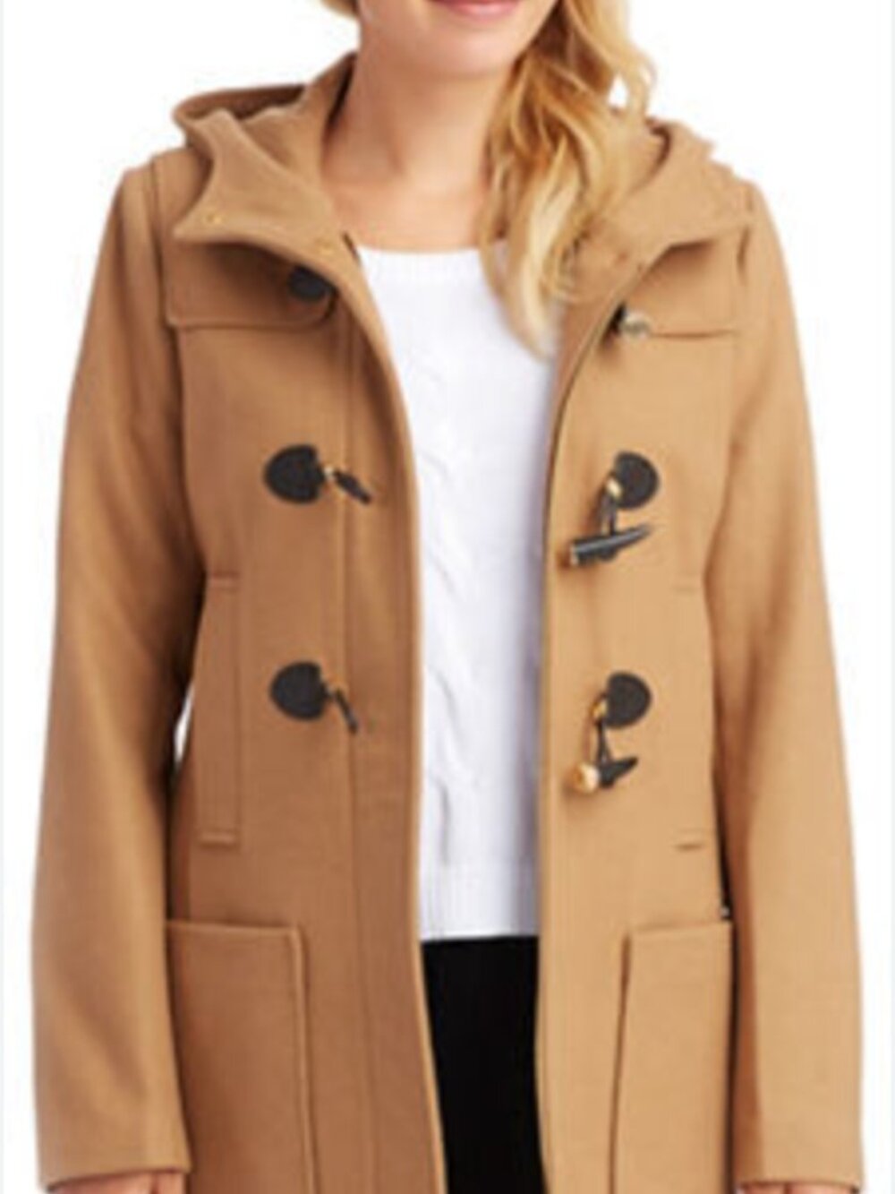 Women's Michael Kors Hooded Toggle Coat